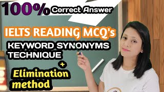 IELTS Reading MCQs Tips and Tricks  How to attempt IELTS Reading MCQs  By Pawan Juneja [upl. by Sisco]