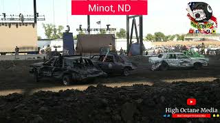 LIVE  North Dakota State Fair  Demolition Derby  Just For Fun Motorsports [upl. by Ariem]