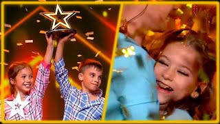 STUNNING Aerial Dancers Who Won The GOLDEN BUZZER  Kids Got Talent [upl. by Eseela]