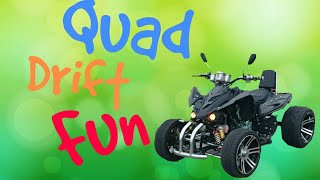 Quad szosowy zabawa i drift [upl. by Eiram]