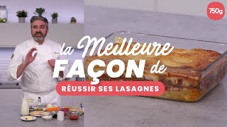 La meilleure façon de Réussir ses lasagnes  750g [upl. by Odinevneib25]