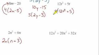 Factoring Polynomials [upl. by Ozzie]