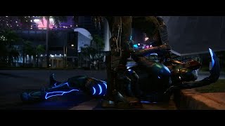 Blue Beetle vs Conrad Carapax Fight SceneHD [upl. by Lorou857]