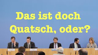 Das ist doch Quatsch oder  Komplette Bundespressekonferenz vom 18 April 2016 [upl. by Mutz]