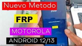 Eliminar Cuenta Google De Cualquier Motorola Android 1213 [upl. by Rairb]