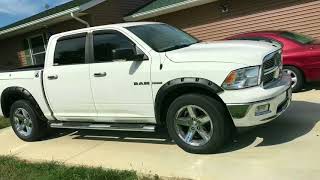 Fender flares before amp after 2009 Ram 1500 [upl. by Aled]