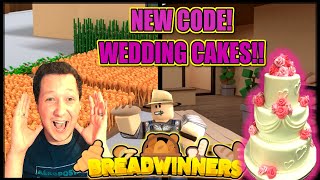 MY OWN CODE😱MAKING A WEDDING CAKE ON BREADWINNERS [upl. by Itnuahsa]