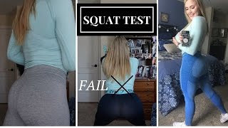 NEW Gymshark Flex amp Fit Leggingsv3 Try On  SQUAT TEST FAIL [upl. by Kealey]