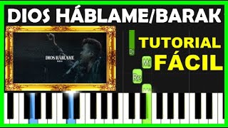 Letra y AcordesDios Hablame  Grupo BarakYahir Cortés Tutorial Piano [upl. by Amesari28]