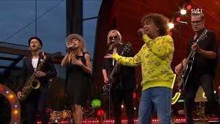 Magnus Uggla  Varning På Stan amp Värsta Grymma Tjejen Live quotAllsång På Skansenquot 2018 [upl. by Felten]