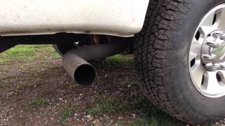 Ford F250 60 Powerstroke w cat muffler delete Part 2 [upl. by Thrift790]