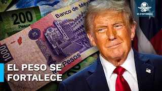 Peso gana fuerza tras asimilación de la victoria de Trump en EU [upl. by Attenoj]