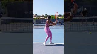 How good is Mike Tysons daughter at tennis 🤔 miketyson tennis coaching [upl. by Sacks753]