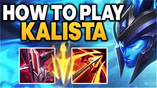 How to Play Kalista ADC  Season 12 Kalista Guide  Best Build amp Runes [upl. by Mahla]