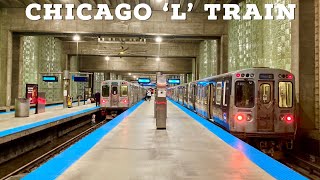 One Weekend in Chicago  Taking the Train from OHare International Airport to Downtown Chicago IL [upl. by Norval971]