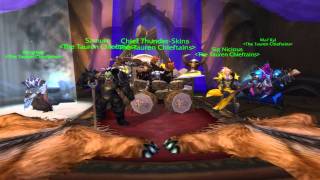 Tauren Elite Chieftain in Shattrath City  Power of the Horde feat epic bass guy [upl. by Aliban725]