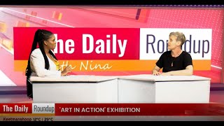 THE DAILY ROUNDUP WITH NINA  ART IN ACTION EXHIBITION  nbc [upl. by Hsirehc]