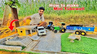 Making a mini tubewell for Mini Farm using Rc tractors 🔥Aakash946 [upl. by Hartmann]