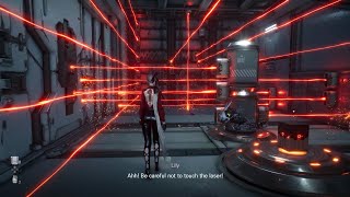 Spire 4 Laser Room Solution Black Rose Nano Suit  Stellar Blade [upl. by Annelak]