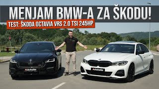 Menjam BMWa za Škodu Test Škoda Octavia vRS 20 TSI 245hp [upl. by Golding]