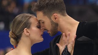 Mondiaux de patinage artistique  Record du monde pour PapadakisCizeron sur le programme court [upl. by Hodge]