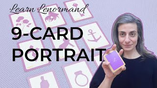 HOW TO READ THE PORTRAIT  learnlenormand lenormandboxspread lenormandreader [upl. by Viking]