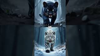 Snow Leopard vs Black Panther  Lion Leopard Pit Bull Rottweiler Hyena Cat Wolf Elephant [upl. by Aidam801]