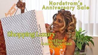 Nordstroms Anniversary Sale l Designer Shoes l TryOn l Prada Gucci and Versace Great Deals [upl. by Newo]