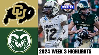 Colorado vs Colorado State  Full Game Highlights  2024 College Football Highlights [upl. by Iives]