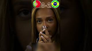 Unbelievable Moments In Football Portugal VS Brazil Imaginary World Cup Final ronaldo vs neymar [upl. by Christiane]