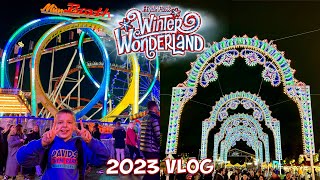 Hyde Park Winter Wonderland 2023 VLOG [upl. by Aratak]