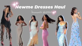 Summer dresses from newme maxi dresses  Newme Dresses haul🌸 [upl. by Merilee]