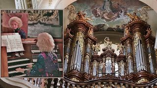 Dubois  TOCCATA  Diane Bish at Basilica of St James in Prague [upl. by Etrem]