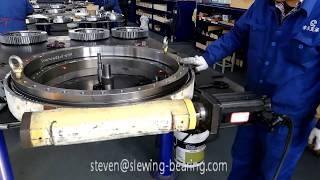 Manufacturer of slewing bearing in China [upl. by Eelik]