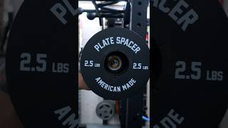 Abmat Plate Spacers in the gym  home gym hacks [upl. by Claudelle32]