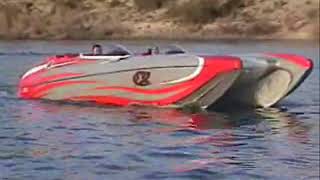 DCB F32 Twin 900 hp SC Pleasure Boat  130 mph [upl. by Allemap]