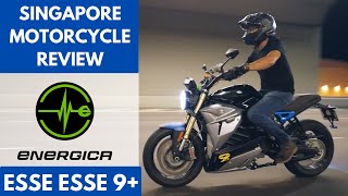 FULL ELECTRIC  Energica Esse Esse 9  SINGAPORE MOTORCYCLE REVIEW [upl. by Meirrak]