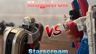 Megatron vs Starscream stop motion [upl. by Harberd]