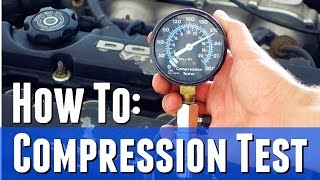 Easy Way To Preform An Engine Compression Test [upl. by Nerat964]