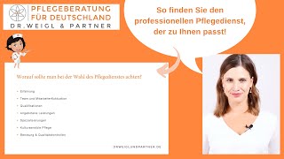 Mit diesen Tipps finden Sie den ambulanten Pflegedienst der zu Ihnen passt [upl. by Sibel33]