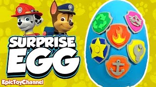 SURPRISE EGGS Paw Patrol Nickelodeon Toys Chase Ryder Marshall Learn Colors an Educational Kid Video [upl. by Weiler]