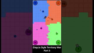 Diepio Style Territory War part 5 shorts marblerace [upl. by Dnomse]