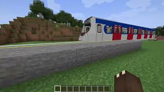 Minecraft Train Station Speed Build [upl. by Ekenna110]