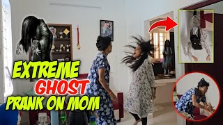 Extreme GHOST prank on mom 🤣  She  adi  😡 [upl. by Cottrell855]