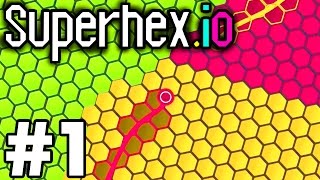 BEST NEW IO GAME  SLITHERIO 20 Vs SPLIXIO  Superhexio [upl. by Dawkins]