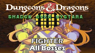 PS3 DampD2 Chronicles of Mystara Fighter VS All Bosses [upl. by Nivaj365]