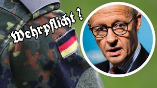 Wehrpflicht bei der Bundeswehr   Das fordert die CDU mit Chef Friedrich Merz Meine kurze Meinung [upl. by Oecile]