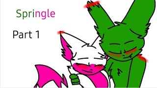 SpringlePart 1 Springtrap x Mangle ❤🐰🦊 [upl. by Chelsie]