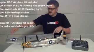 RC Airplane Lights Detailed Installation [upl. by Gnahc795]