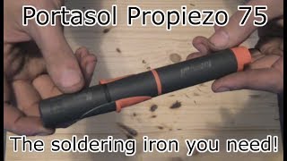 Portasol ProPiezo 75 VS Bernzomatic ST250 Butane Soldering Iron Heat up time [upl. by Arella]